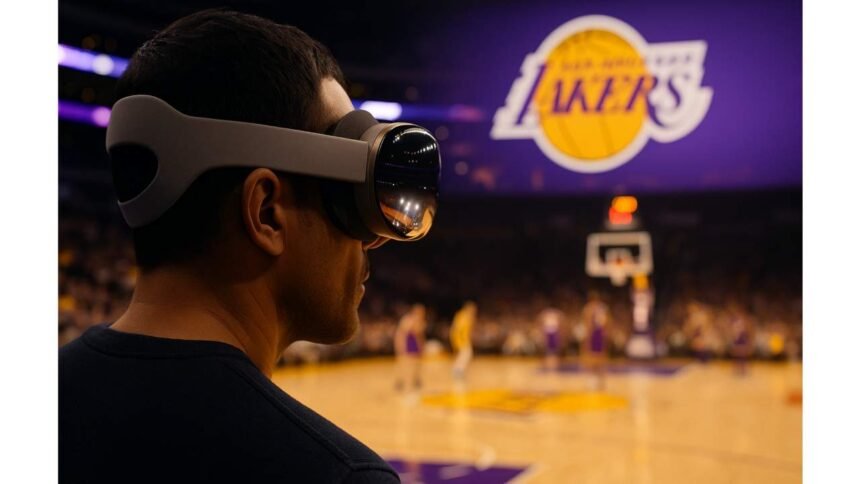 Apple Vision Pro Lakers Immersive Games