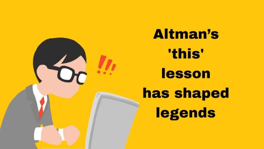 Sam Altman Dropouts AI Opportunities